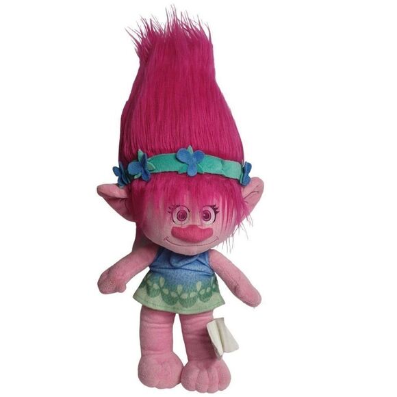 Trolls Poppy Hug 'N Plush 24" Large Pink Poppy Stuffed Toy Doll Dreamworks 2016 - Picture 4 of 9